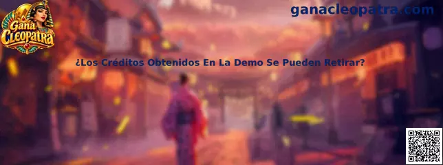 Información sobre créditos obtenidos en la demo de Gana Cleopatra