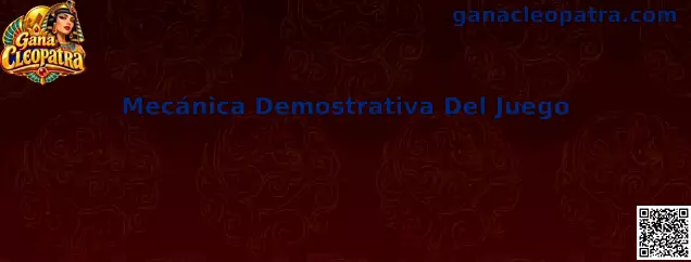 Representación de la mecánica demostrativa de Gana Cleopatra con rodillos y funcionamiento de una versión de prueba