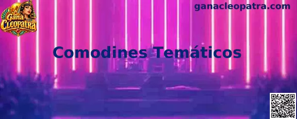 Comodines Temáticos de Cleopatra representados en una cuadrícula de juego
